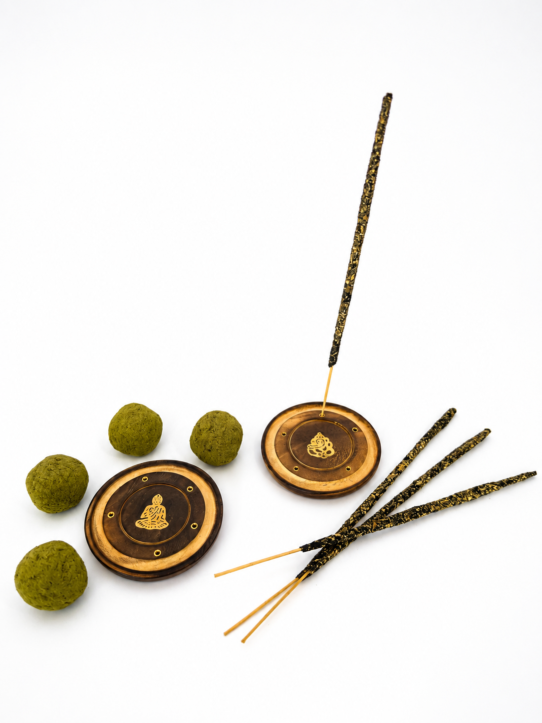 Portaincienso Base Ritual - Madera Natural - Imagen 3