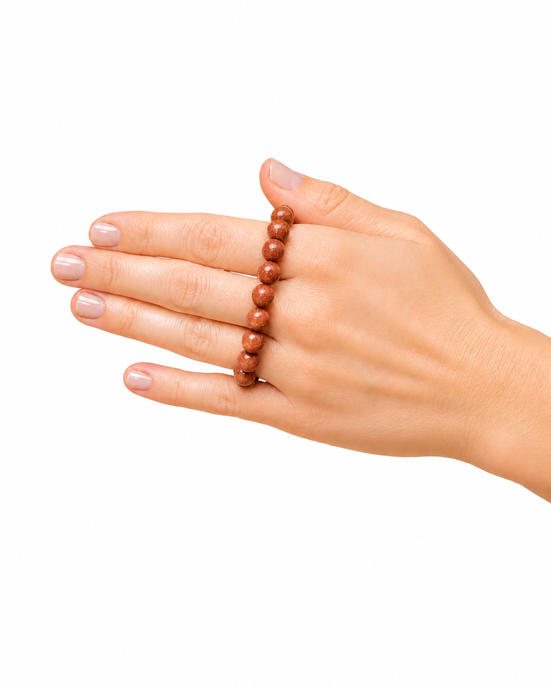 Pulsera Amuleto – Aventurina Marrón