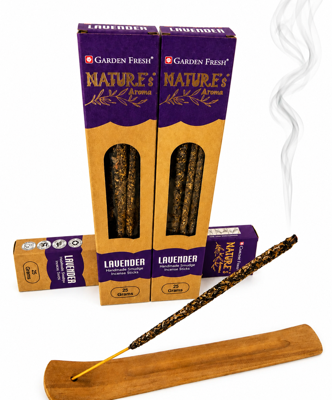 Varillas Orgánicas de Incienso – Lavanda Natural