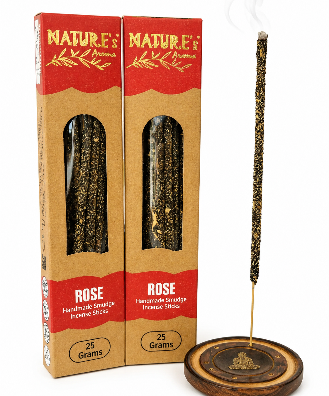 Varillas Orgánicas de Incienso – Rosas